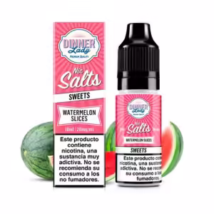Dinner Lady Salts Watermelon Slices 10ml