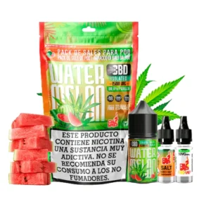 VENTA EXCLUSIVA TIENDA FISICA Oil4Vap Pack CBD + Salts Watermelon