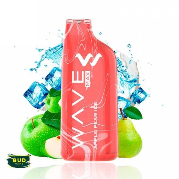 Wave Max 8000 Bud Vape Apple Pear Ice 0mg